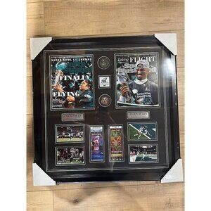 Philadelphia Eagles Super Bowl LIX & LII MVP Framed Commemorative Photo Collage